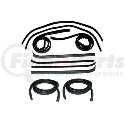 Fairchild KF1006-10 Belt Weatherstrip - Window Channel / Door Seal Kit, RH & LH, Inner & Outer