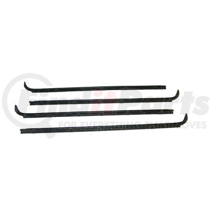 Fairchild KF2021 Door Window Belt Weatherstrip Kit - RH and LH, Inner and Outer, without Vent