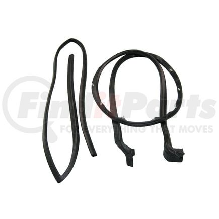 Fairchild KF3016A Upper/Lower Passenger Side Door Seal Kit for 1966-77 Ford Bronco, with Molded Ends