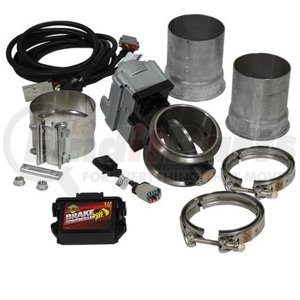 BD Diesel 1027346 Exhaust Brake; 4 in. Exhaust Size; Cast Iron;