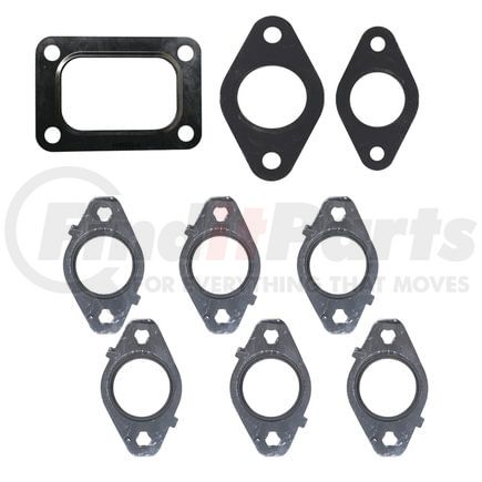 BD Diesel 1045992 Exhaust Manifold Gasket Set; Includes EGR Port/Exhaust Port/Turbo Mount Gaskets; For Use w/Manifold PN[1045965];