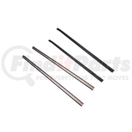 Fairchild KF4012 Door Window Belt Weatherstrip Kit - Set of 4, RH and LH, for 1988-1993 Ford Mustang