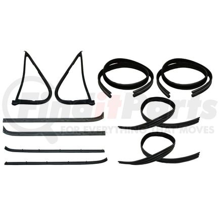 Fairchild KF4920 10 pc Belt Weatherstrip,Vent Window Seal,Window Channel Kit