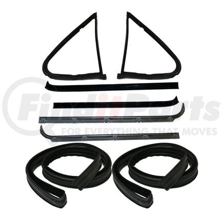 Fairchild KF4922 8 pc Belt Weatherstrip, Vent Window Seal,Window Channel Kit