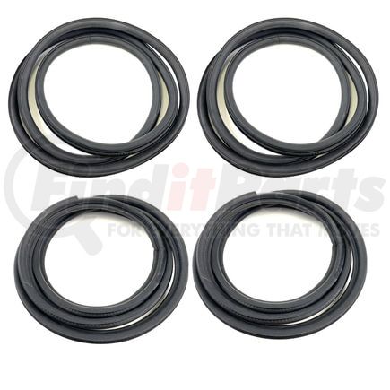 Fairchild KT3013 Door Seal Front and Rear on body 4 pc Kit