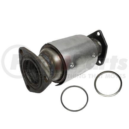 Davico 17314 Direct Fit Catalytic Converter - Gaskets Included, 3 Bolt Fixed Flange, 10.5 in. Length