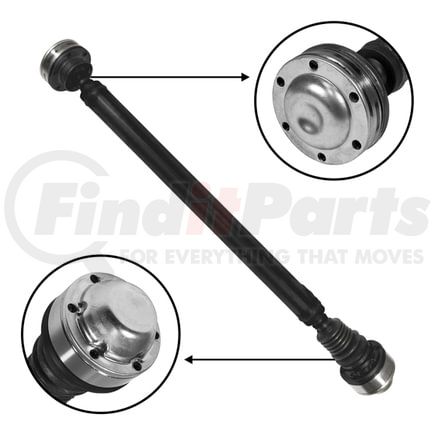 USA Standard Gear ZDS9797 USA STD Front Driveshaft Grand Cherokee & Comm&er, 34" FTF Compressed