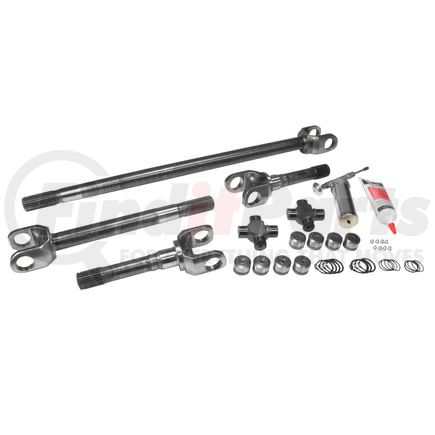 USA Standard Gear ZA W24108 USA Standard Gear Chromoly Front Axle Kit, Dana 30, 27 Spline, w/Super Joints