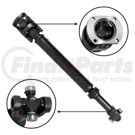 USA Standard Gear ZDS9103 USA standard Front Driveshaft for Dodge RAM, 29-1/8" Center to Center