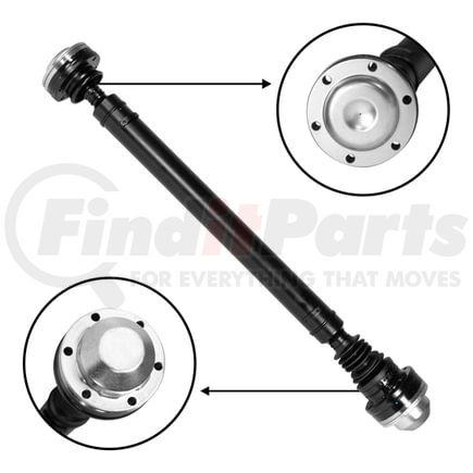 USA Standard Gear ZDS9326 NEW USA standard Front Driveshaft for Jeep Liberty, 19" Weld to Weld