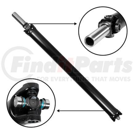 USA Standard Gear ZDS9529 USA standard Rear Driveshaft for GM Silverado & Sierra, 43-1/4" Center to Center