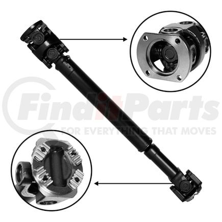 USA Standard Gear ZDS9534 NEW USA standard Front Driveshaft for RAM 2500 & 3500, 29-1/8" Center to Center