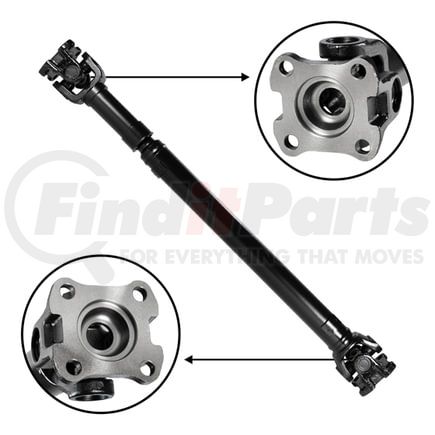 USA Standard Gear ZDS9542 USA STD Front Driveshaft F150, Expedition, Navigator 33-1/4" Flange to Flange