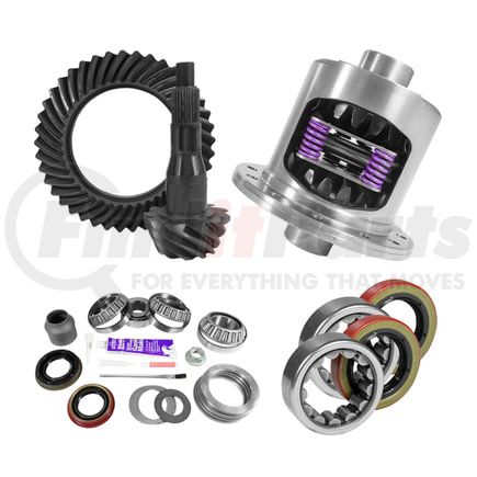 USA Standard Gear ZGK2092 9.75" Ford 3.73 Rear Ring & Pinion, Install Kit, 34spl Posi, Axle Bearing