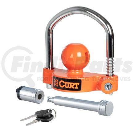 CURT Manufacturing 23092 Hitch & Coupler Lock Set, 2" or 2-1/2" Receivers, 1-7/8" to 2-5/16" Couplers