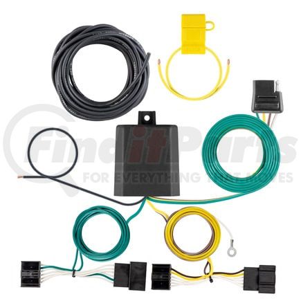CURT Manufacturing 56534 Custom Wiring Harness, 4-Way Flat Output, Select BMW X5
