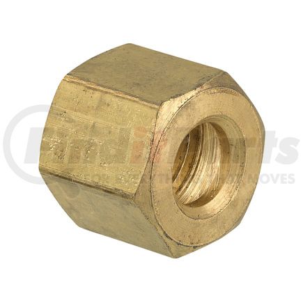 AGS Company CFN-2B Brass Compression Nut, 1/4 Tube, 1/bag