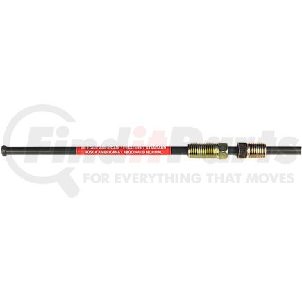 AGS Company PA-308 Domestic Poly-Armour PVF Steel Brake Line, 3/16 x 8