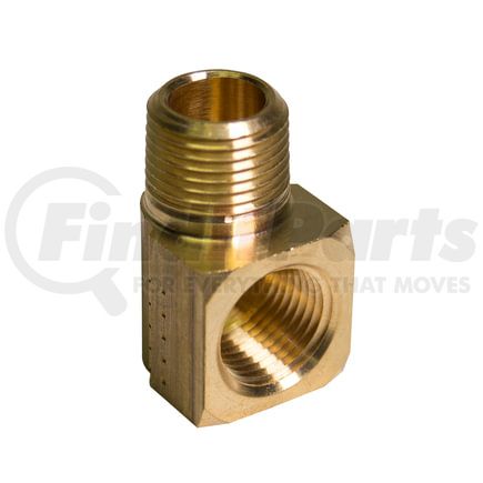 AGS Company PTF-48B Brass Street Elbow, Male (3/8-18 NPT), Female (3/8-18 NPT), 1/bag