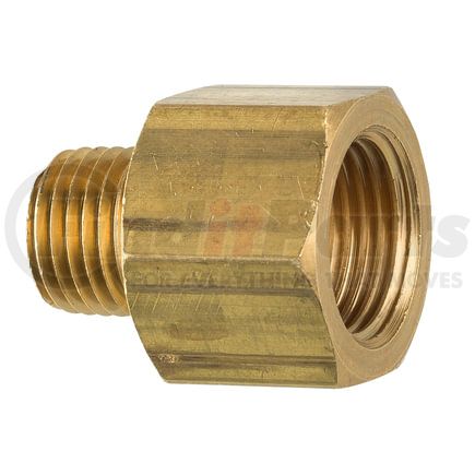 AGS Company PTF-54B Brass Adapter, Male (1/4-18 NPT), Female (3/8-18 NPT), 1/bag