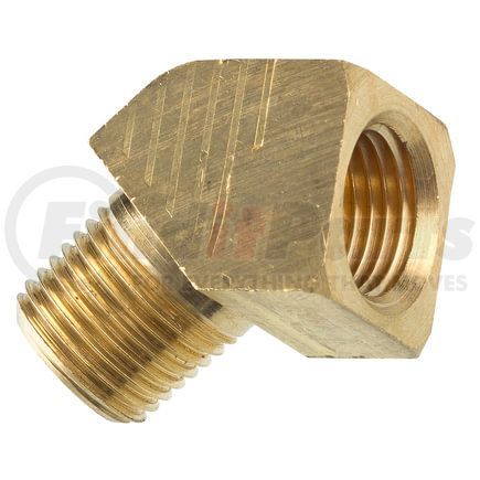 AGS Company PTF-69B Brass 45 Degree Street Elbow, Male (1/8-27 NPT), Female (1/8-27 NPT), 1/bag