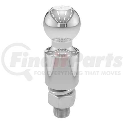 CURT Manufacturing 40034 2in. Trailer Ball (1in. x 2-1/8in. Shank; 2in. Rise; 6;000 lbs.; Chrome)