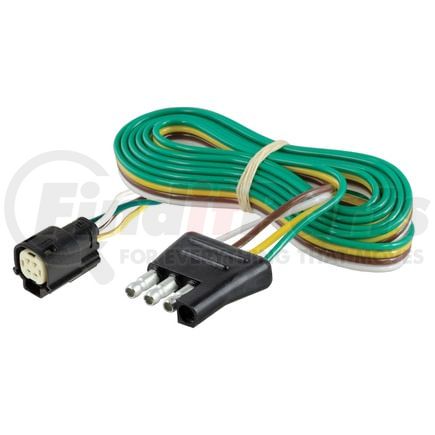 CURT Manufacturing 56503 Custom Wiring; 4-Way Flat Output; Select Ford Escape; OEM Tow Package Required