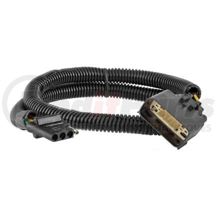 CURT Manufacturing 56532 Custom Wiring Harness; 4-Way Flat Output; Select Tesla Model Y