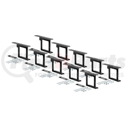 CURT Manufacturing 58001010 Easy-Mount Wiring Brackets for 4 or 5-Way Flat (2in. Receiver; 10-Pack)