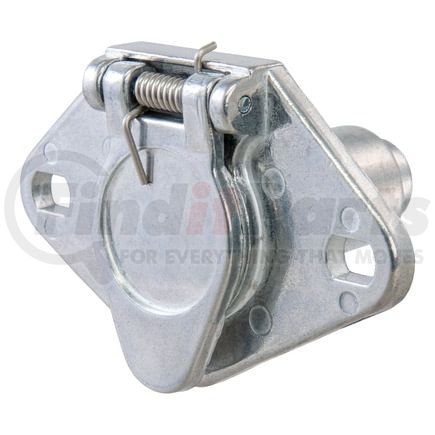 CURT Manufacturing 58070 4-Way Round Connector Socket (Vehicle Side)