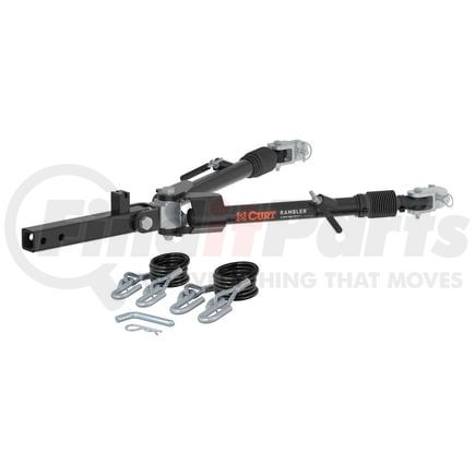 CURT Manufacturing 70001 Rambler Steel RV Tow Bar (7;500 lbs.; 2in. Shank)