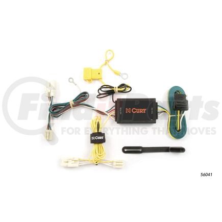 CURT Manufacturing 56041 Custom Wiring Harness; 4-Way Flat Output; Select Hyundai Genesis