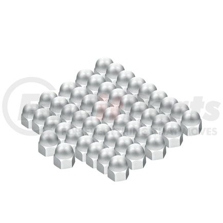 United Pacific 10026P50 Die-Cast Acorn Wheel Lug Nut Cover - Chrome, 3/8 in. x 5/8 in.