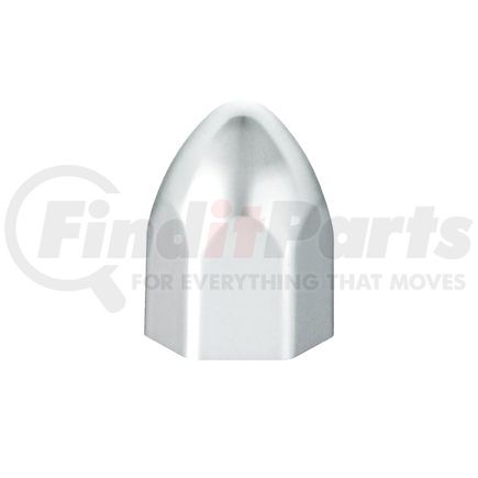 United Pacific 10067 Wheel Lug Nut Cover - 7/16" x 3/4", Chrome, Plastic, Bullet, Push-On
