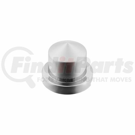 United Pacific 10086 Wheel Lug Nut Cover - 9/16" x 7/8", Chrome, Plastic, Pointed, Push-On