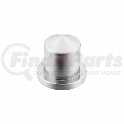 United Pacific 10087 Wheel Lug Nut Cover - 5/8" x 1 1/4", Chrome, Plastic, Pointed, Push-On