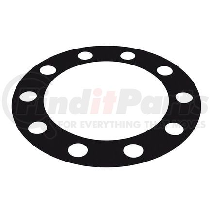 United Pacific 10148 Axle Hub Cover - Black, Plastic Rim Protector, with 1" Hole