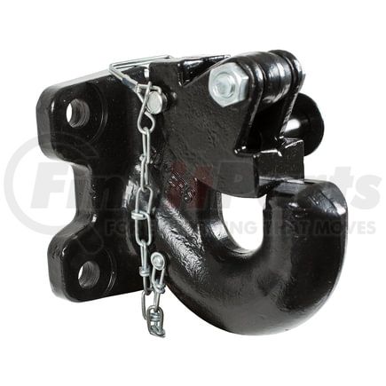 Buyers Products 10044 Trailer Hitch Pintle Hook - 30 Ton Capacity, Powder-Coat, Forged Steel, Black