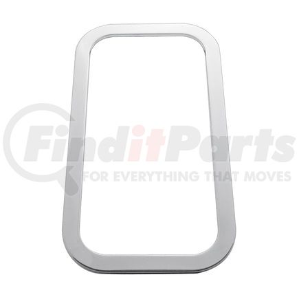 United Pacific 21741 Window Trim - Exterior View, Stainless Steel, for 2005+ Peterbilt
