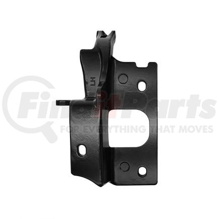 United Pacific 21964 Bumper Bracket - Driver Side (LH), Black, for 2013-2021 Kenworth T680