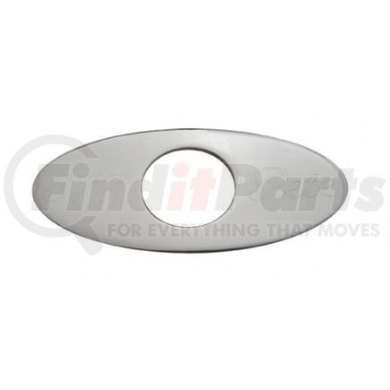 United Pacific 23007 Keyhole Guard - Stainless, for Peterbilt 377