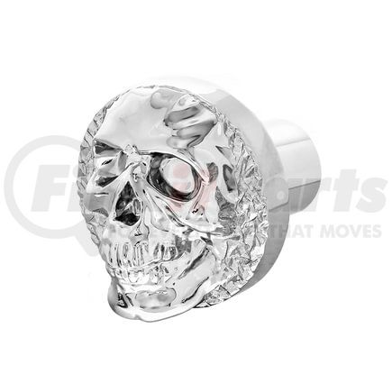 United Pacific 23497 Manual Transmission Shifter Knob - Chrome Skull, Thread-On