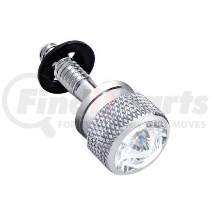 United Pacific 23849 Dash Panel Screw - 6-Pack, with Clear Crystal, For Peterbilt 2001-2005