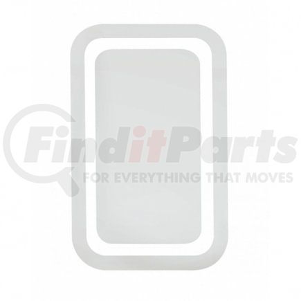 United Pacific 29045 Bunk Vent Cover Trim - Stainless Steel, for Kenworth T700