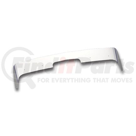 United Pacific 29143 Hood Deflector - Bug Deflector, Stainless, with High Visibility Hood, for 2000-18 Western Star 4964 SX