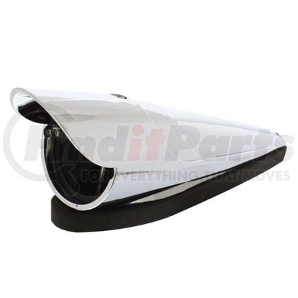 United Pacific 30608B Truck Cab Light Housing - Chrome, "Competition Series", LED with Visor