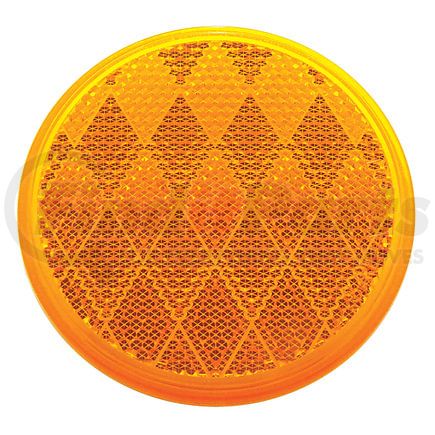 United Pacific 30713 Reflector - 3" Round, Quick Mount, Amber