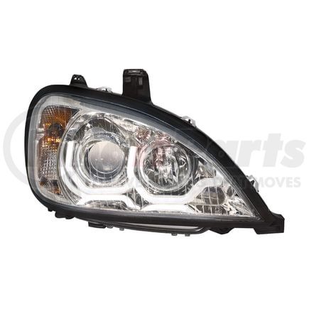 United Pacific 31257 Chrome Projection Headlight with LED Position Light for 2001-2020 Freightliner Columbia - Passenger Side