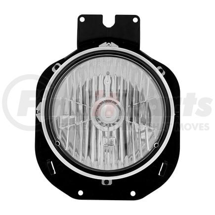 United Pacific 31280 Crystal Headlight - RH/LH, 7", Round, Chrome Housing, with Bracket