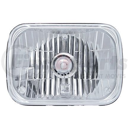 United Pacific 31389 Crystal Halogen 5" x 7" Rectangular Sealed Beam Headlight with Glass Lens